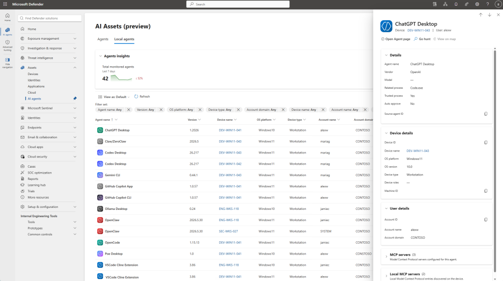 Discover Local AI Agents in AI Assets Defender