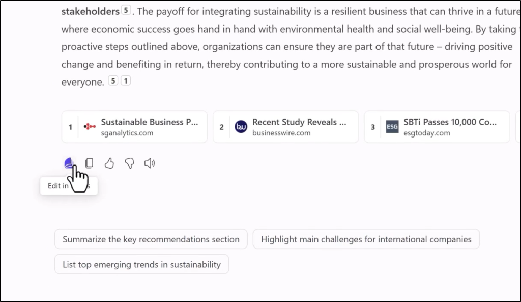 Edit, Copy and Check the Report Generated by Researcher